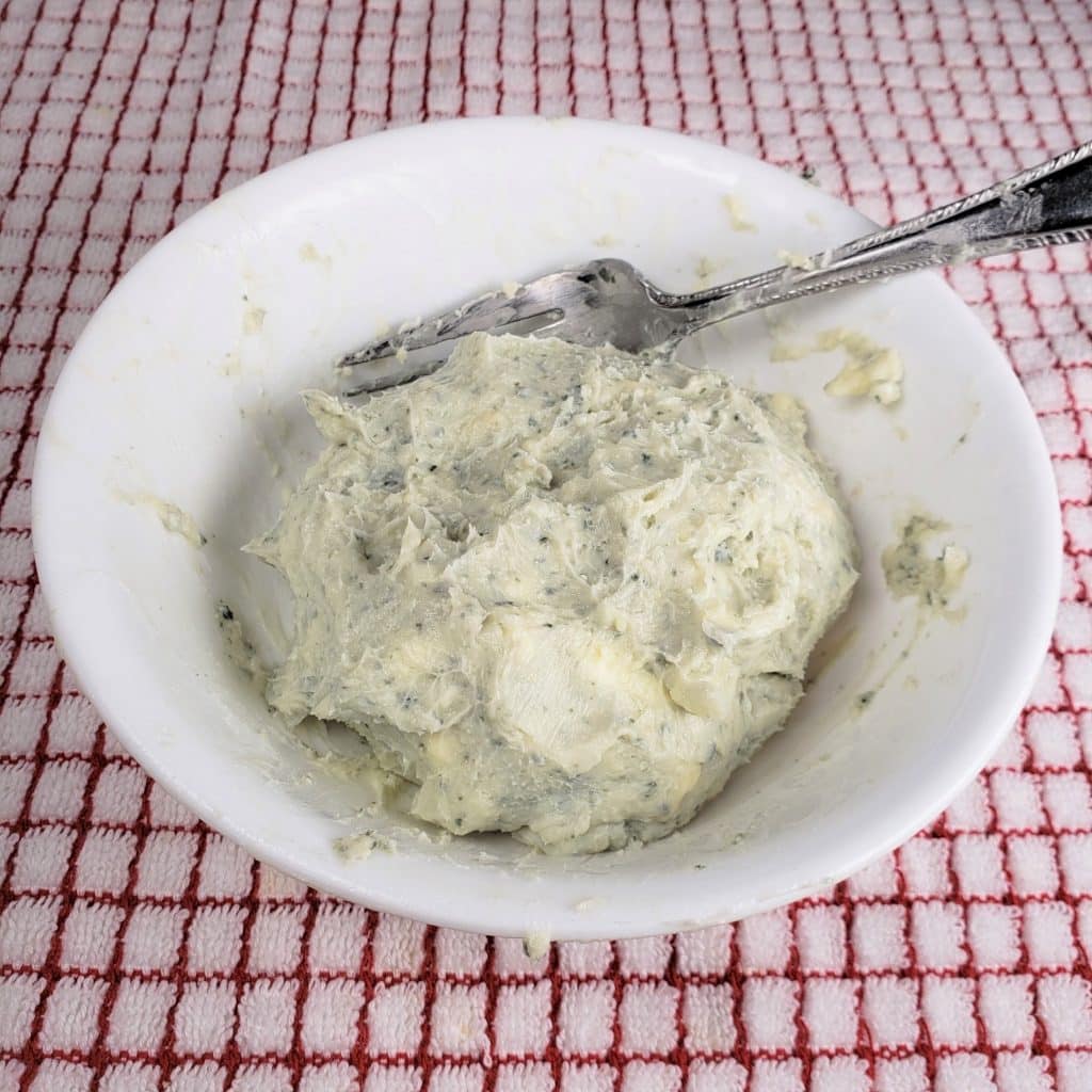 Combine Butter and Blue Cheese