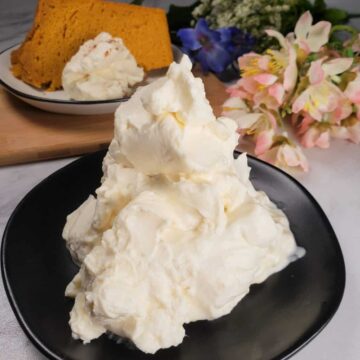 Homemade Butterscotch Whipped Cream