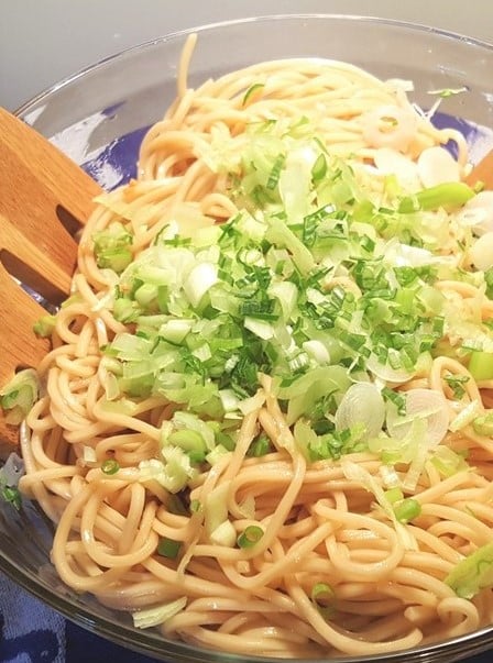 Simple Sesame Garlic Noodles